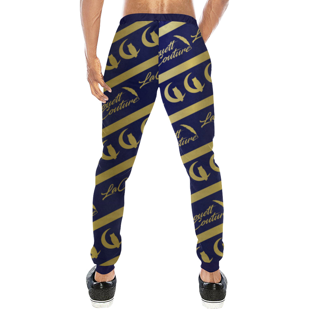 NICE ONE GLDBLU Men's All Over Print Sweatpants