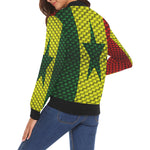 SENEGAL FLAG All Over Print Bomber Jacket for Women (Model H19)