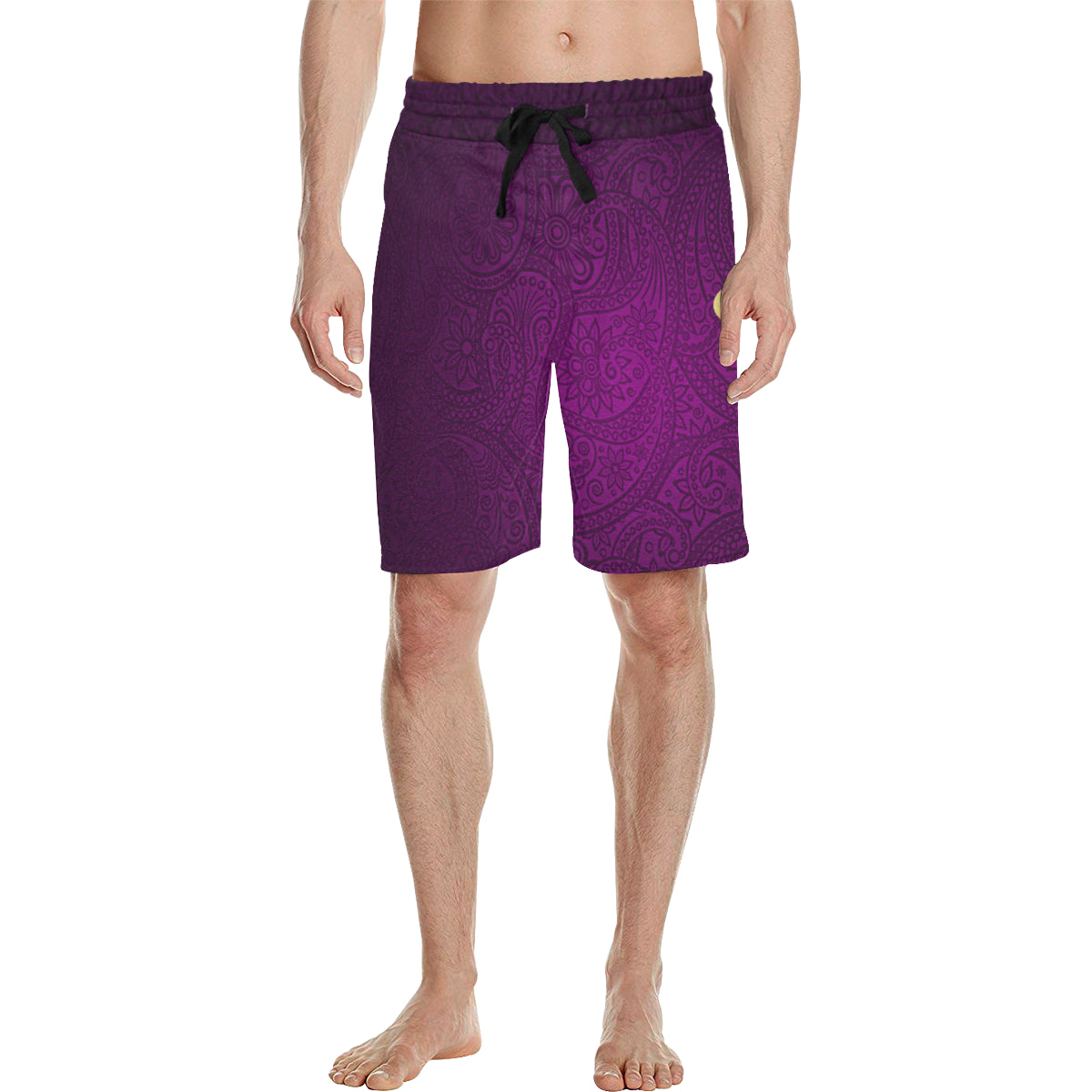 LUXURY PRPLE GANG Men's All Over Print Casual Shorts (Model L23)