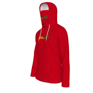 #PAGADE RED Unisex Pullover Hoodie With Mask