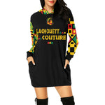 KENTE BUTAN Hoodie Mini Dress