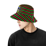 RBG C SKULL All Over Print Bucket Hat for Men