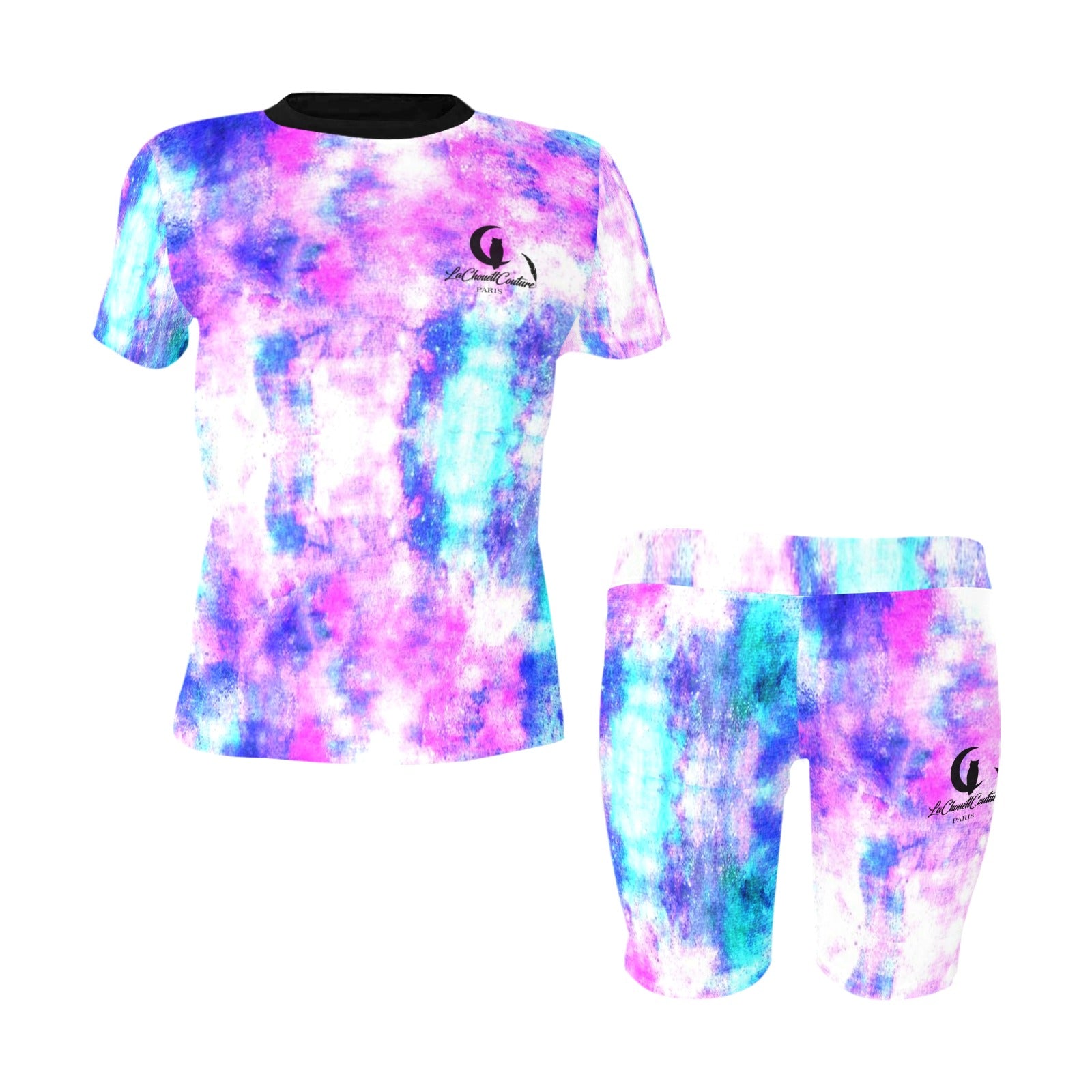 COLORFULL Women's Short Yoga Set