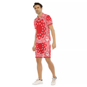 BANDANA Bs'UP Men's Short Sleeve Shirt Sets