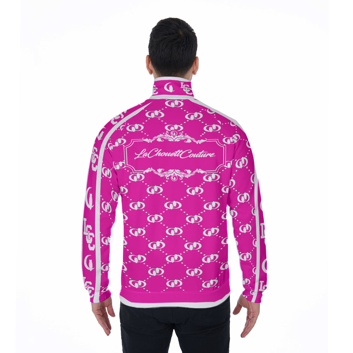 EXCELLENCE PINKISH Stand Collar Jacket