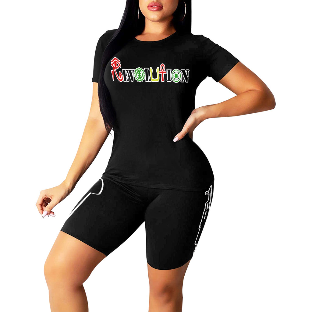 REVOLUTION Women's Short Yoga Set