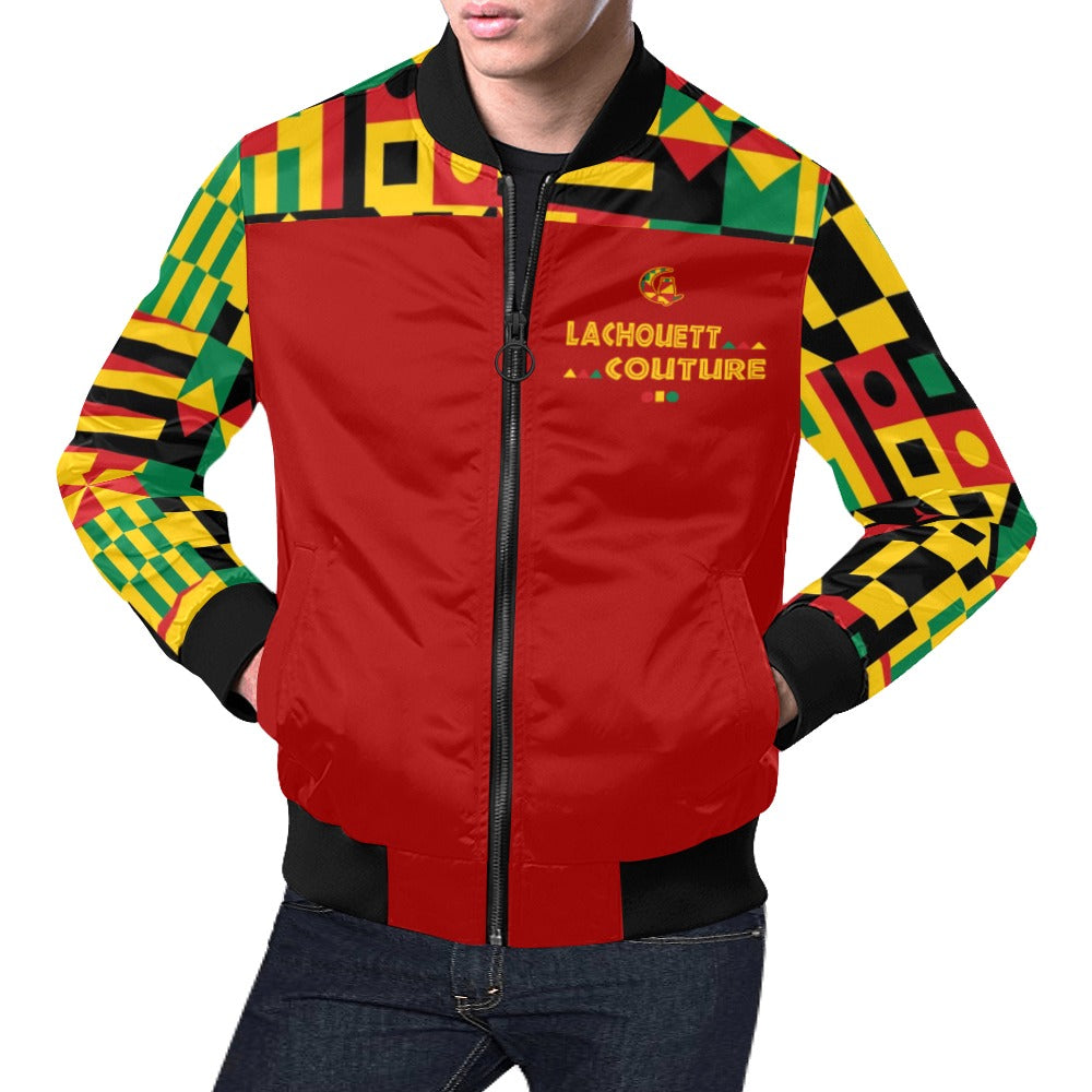 KENTE BUTAN Bomber Jacket for Men