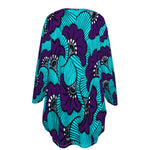 AFRIKA FLOWER  Women's Loose Crew Neck shirt