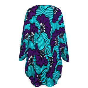 AFRIKA FLOWER  Women's Loose Crew Neck shirt