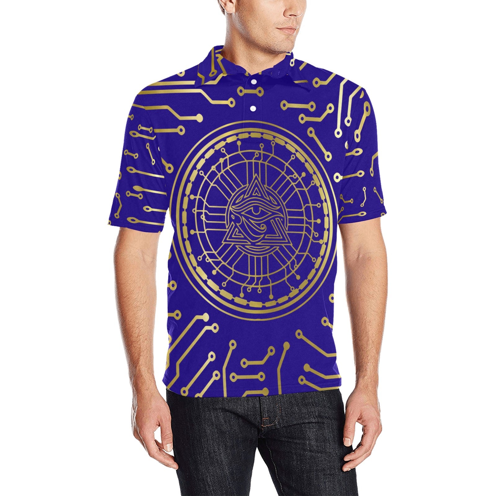CRYPTO KMT Men's Polo Shirt