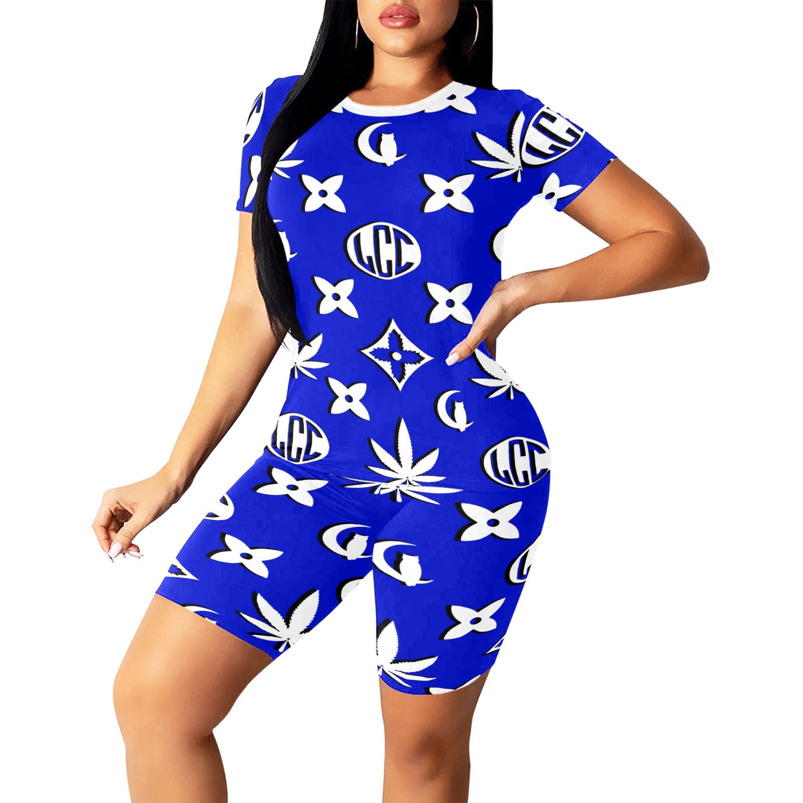 LCC WEEDY Women's Short Yoga Set