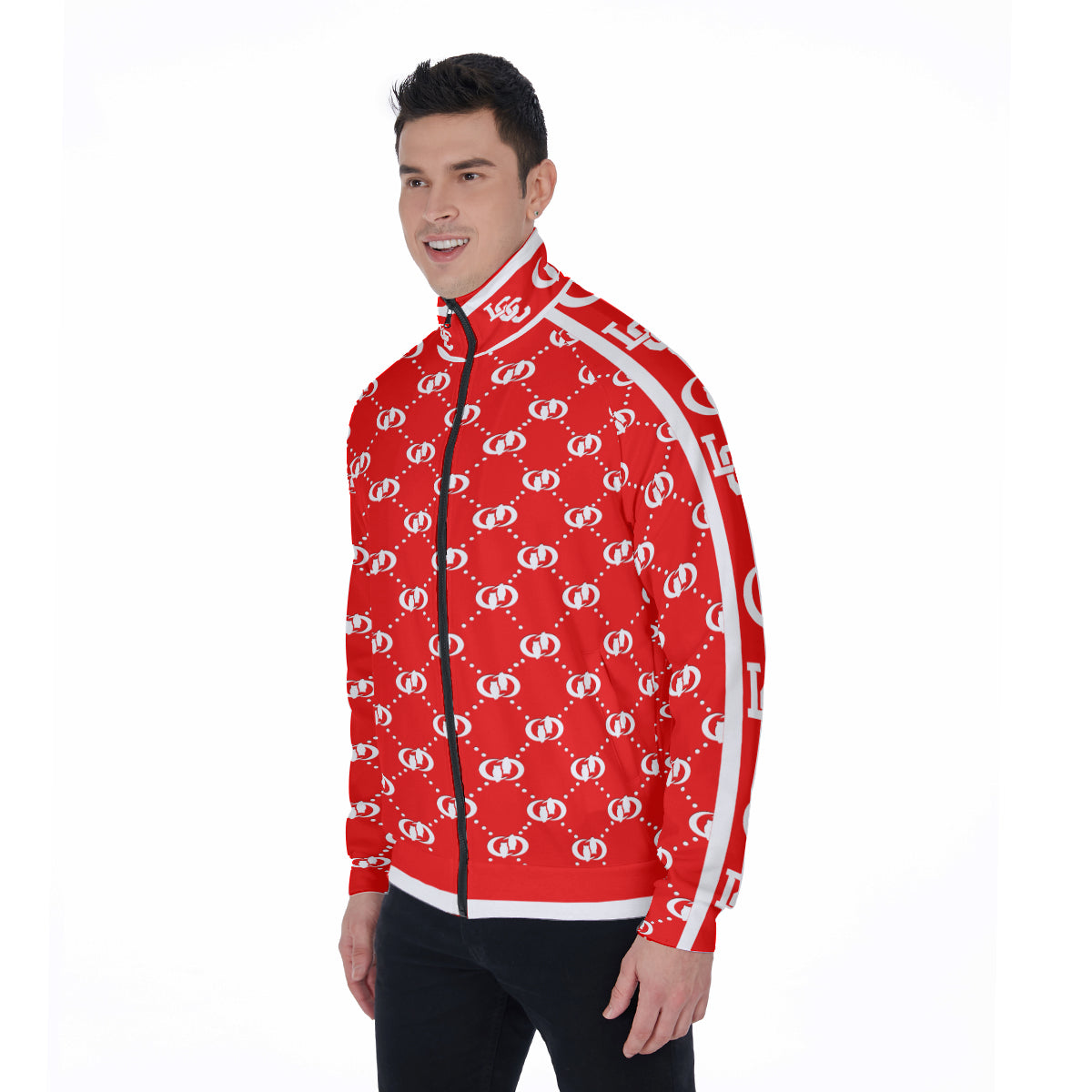 EXCELLENCE RED Stand Collar Jacket