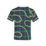 PLAID IN GOLD Kids' All Over Print T-shirt