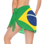 BRASIL FLAG Beach Sarong Wrap