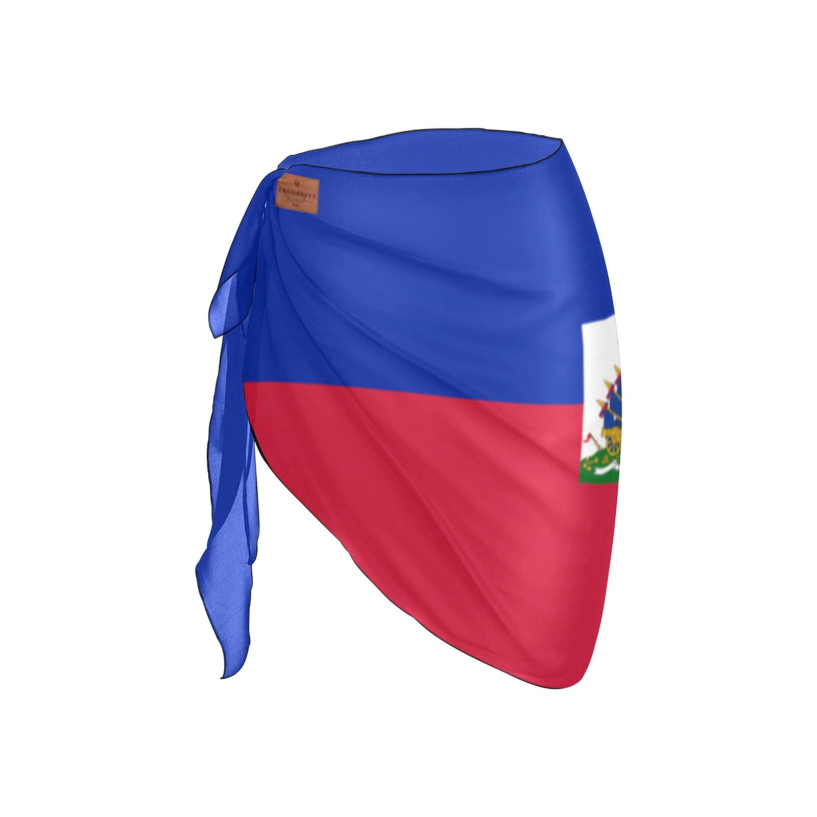 HAITI FLAG Beach Sarong Wrap