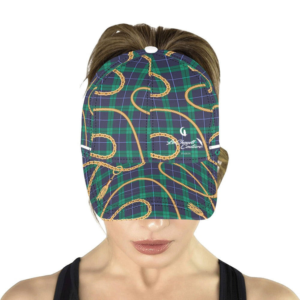 PLAID IN GOLD Dad Cap