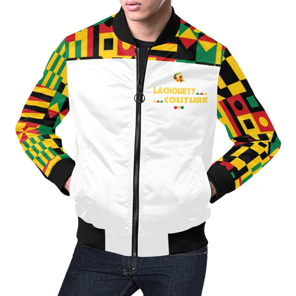 KENTE BUTAN Bomber Jacket for Men