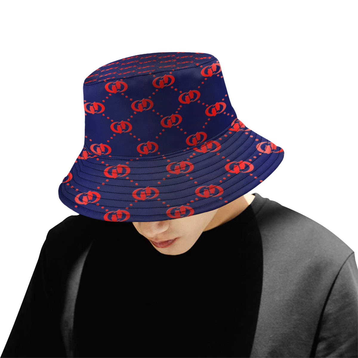 EXCELLENCE BLURED All Over Print Bucket Hat for Men