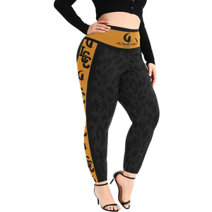 JAGUAR SKIN LCC Plus Size High Waist Leggings