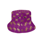 EXCELLENCE PRPLGLD All Over Print Bucket Hat for Men