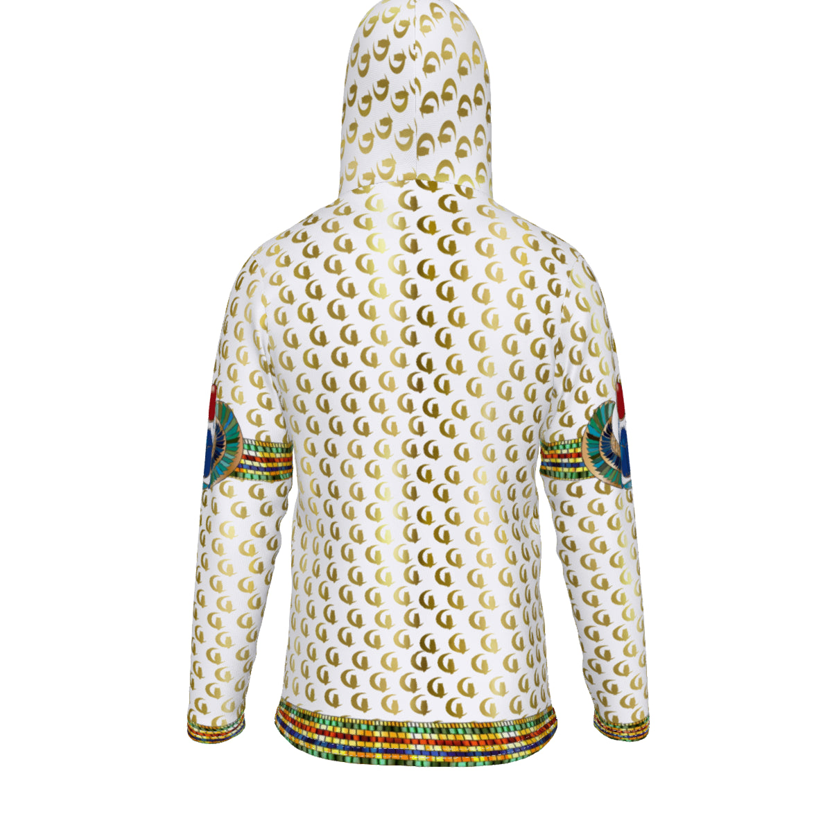 MEDJAY LCC WHT Unisex Pullover Hoodie With Mask