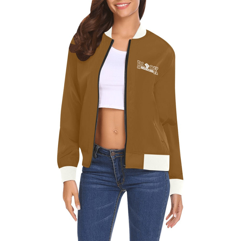 BLACK OWNED Bomber Jacket for Women