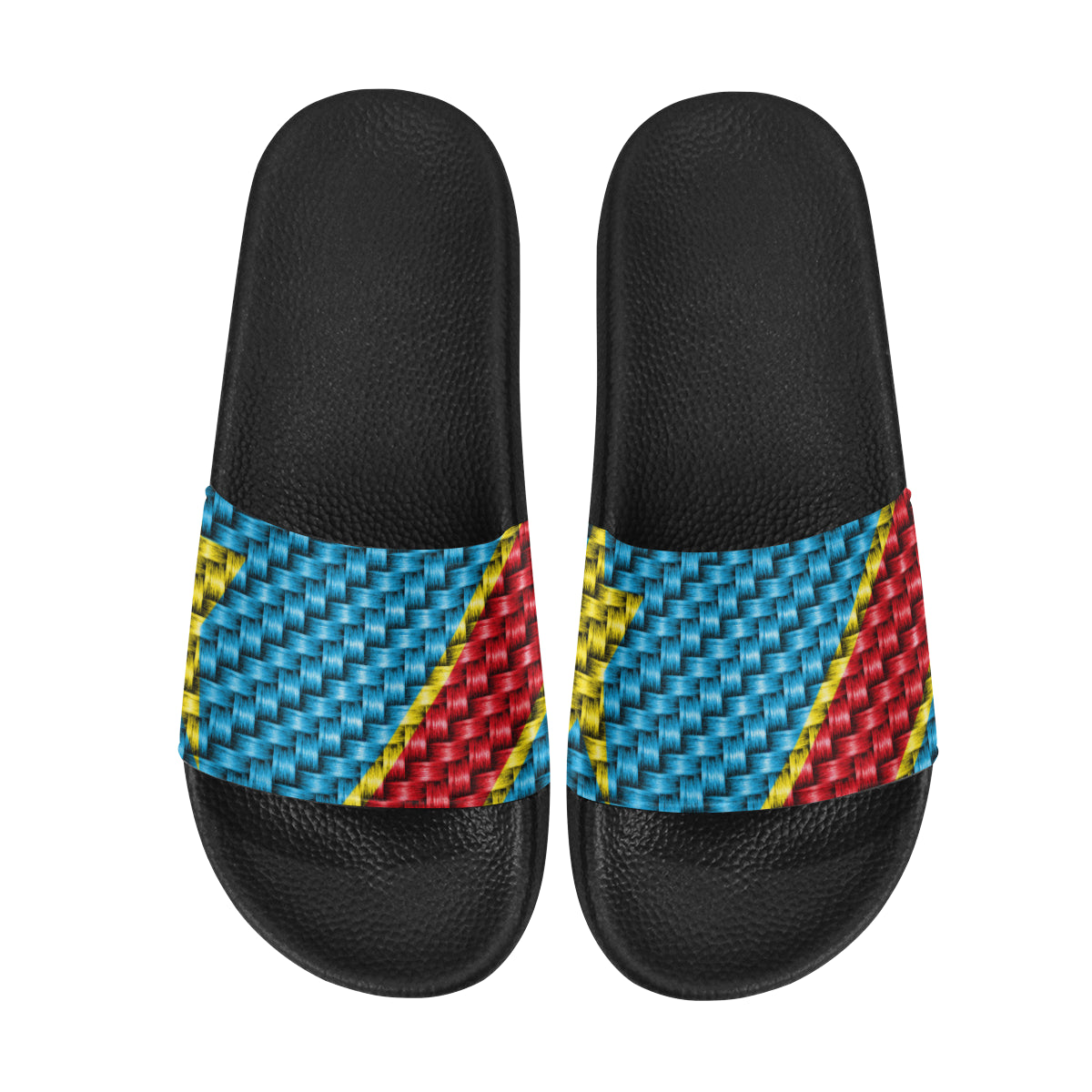 REP OF CONGO Men's Slide Sandals (Model 057)