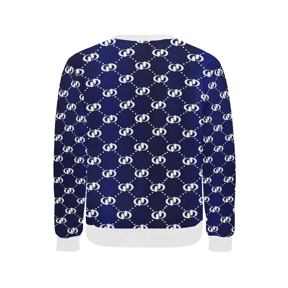 EXCELLENCE BLWHT Men's Rib Cuff Crew Neck Sweatshirt
