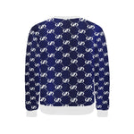 EXCELLENCE BLWHT Men's Rib Cuff Crew Neck Sweatshirt