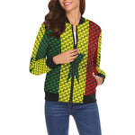 SENEGAL FLAG All Over Print Bomber Jacket for Women (Model H19)