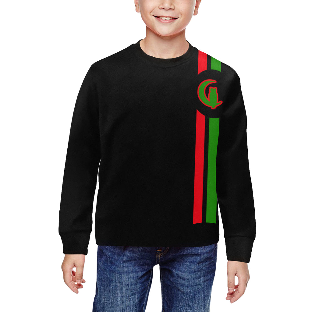 FRESH UP NUBIAN All Over Print Crewneck Sweatshirt for Kids (Model H29)