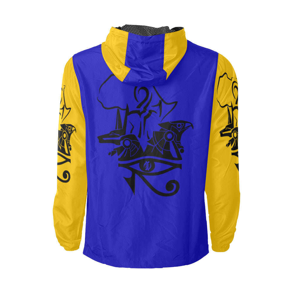 PROTECT BY NTR BLUYLW Unisex All Over Print Windbreaker