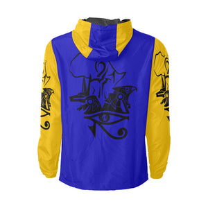 PROTECT BY NTR BLUYLW Unisex All Over Print Windbreaker