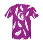 FEATHER GRAPE All Over Print T-Shirt for Men (USA Size)