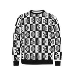 ADINKRA Men's Rib Cuff Crew Neck Sweatshirt