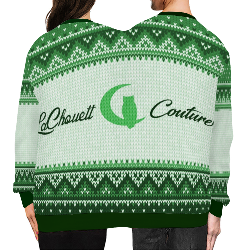 LCC Knitted GREEN Sweater Fashion Couple Sweatshirt