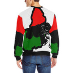 BLACC PANTHER Men's Rib Cuff Crew Neck Sweatshirt