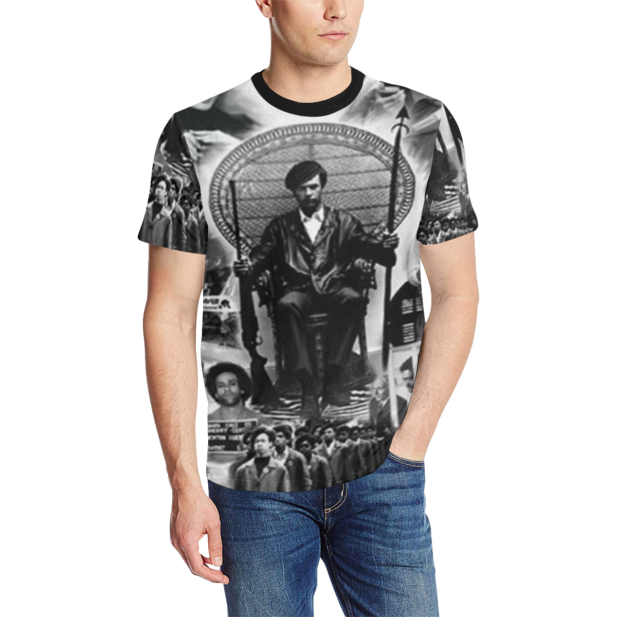 BLACK PANTHER PARTY Men's All Over Print T-Shirt