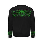SUPER DANK BLC Men's Rib Cuff Crew Neck Sweatshirt