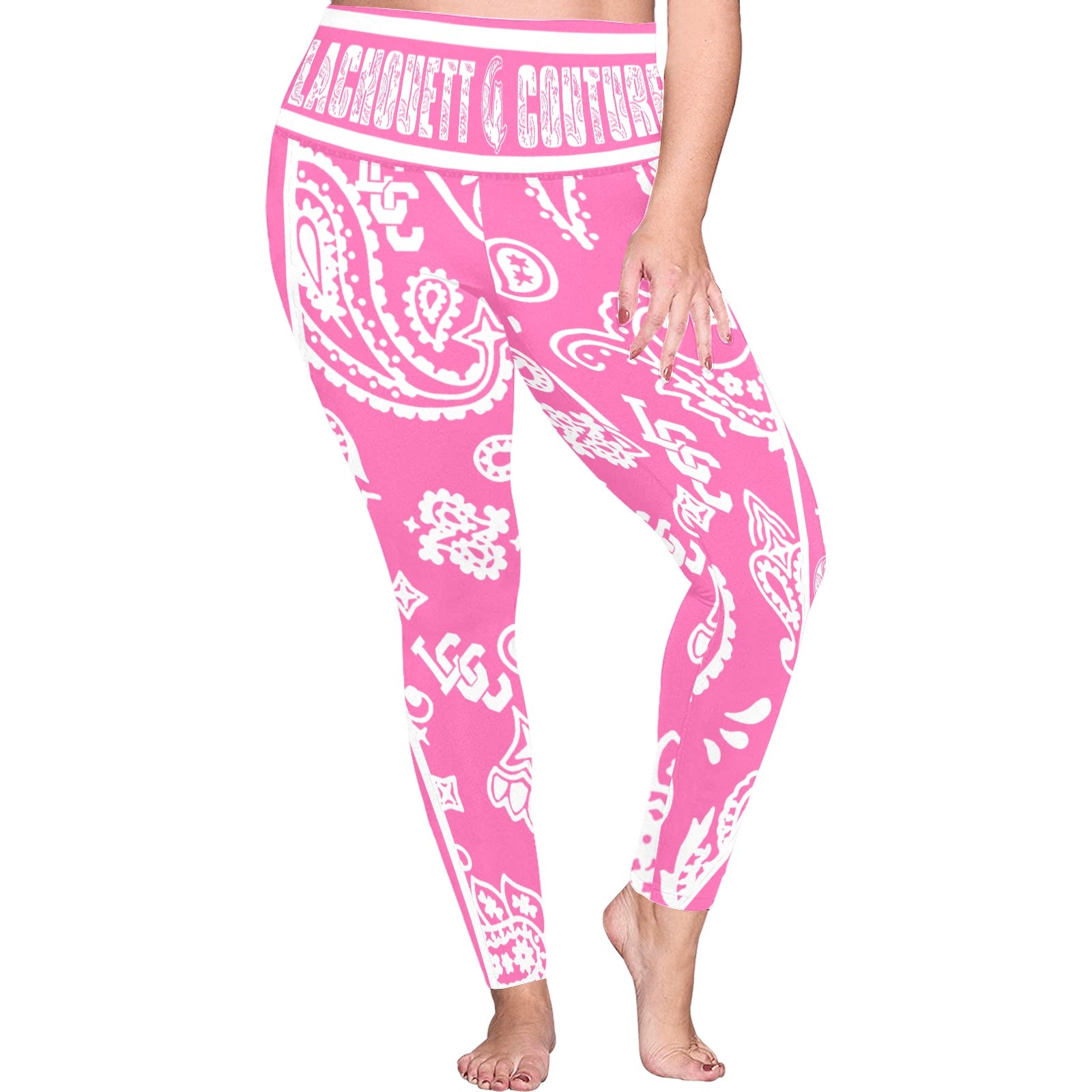 BANDANA PAISLEY Plus Size High Waist Leggings