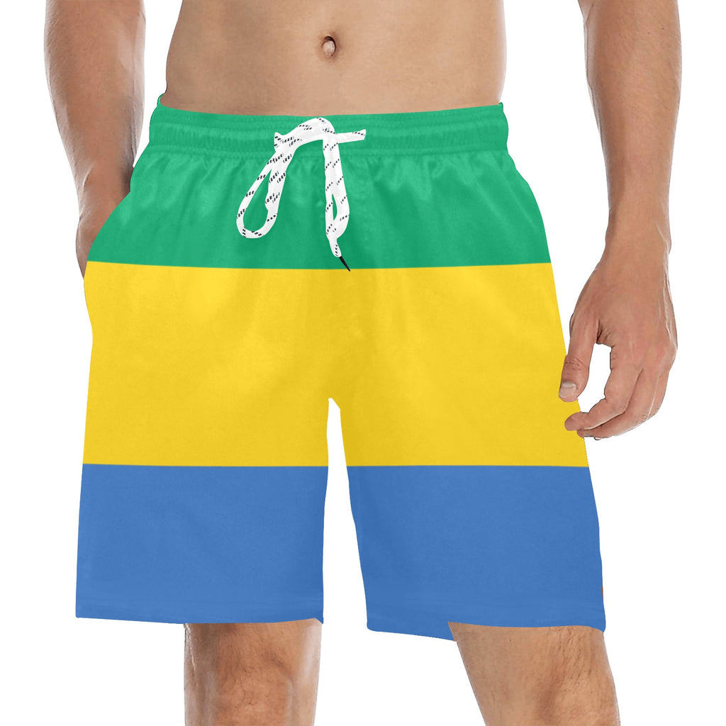 AFRIKA FR Men's Mid-Length Beach Shorts