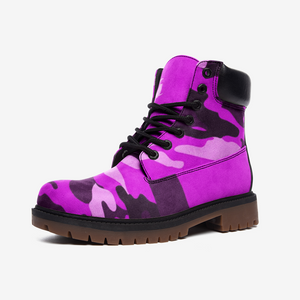 CAMOUFLAGE PURPLE boots TB