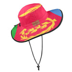 ERITREA FLAG Wide Brim Bucket Hat