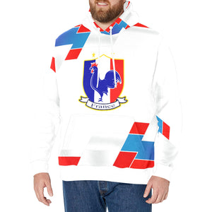 FRANCE Men's Long Sleeve Fleece Hoodie