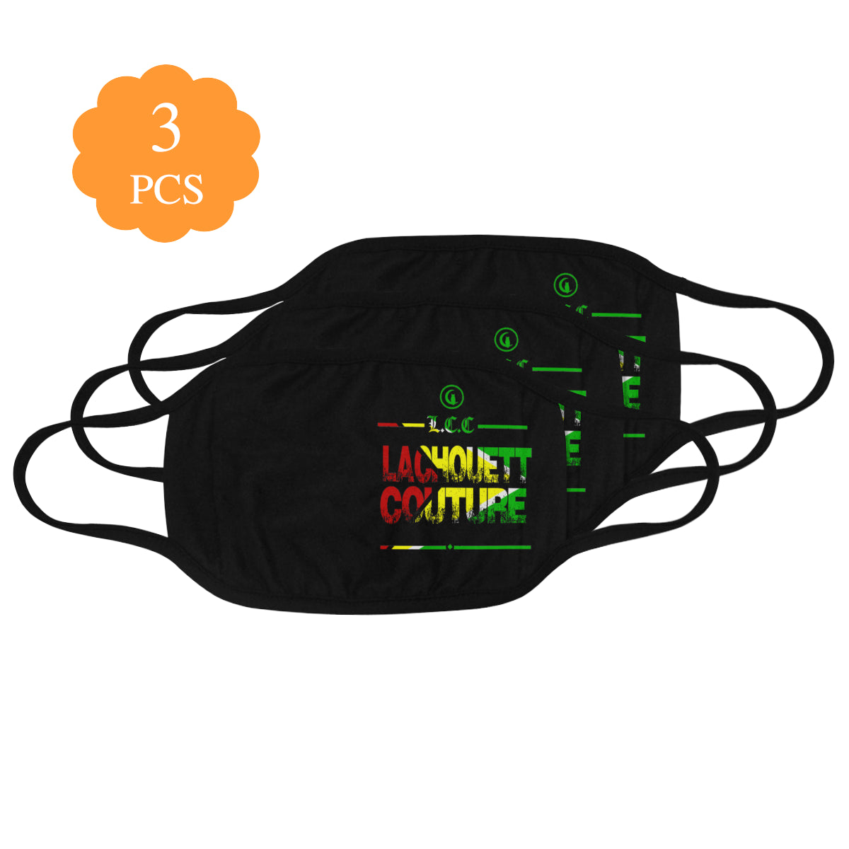lcc guyana grundge Mouth Mask (Pack of 3)