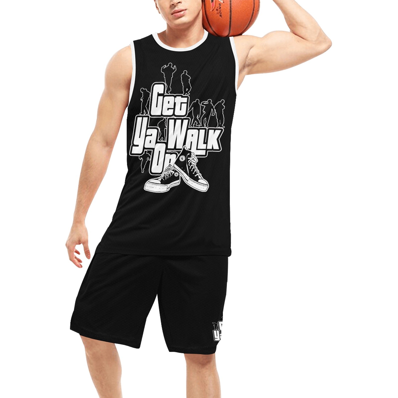 GET YA WALK ON Basketball Uniform with Pocket