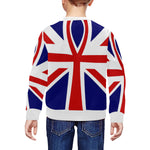 LONDON ANKH All Over Print Crewneck Sweatshirt for Kids (Model H29)