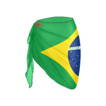BRASIL FLAG Beach Sarong Wrap