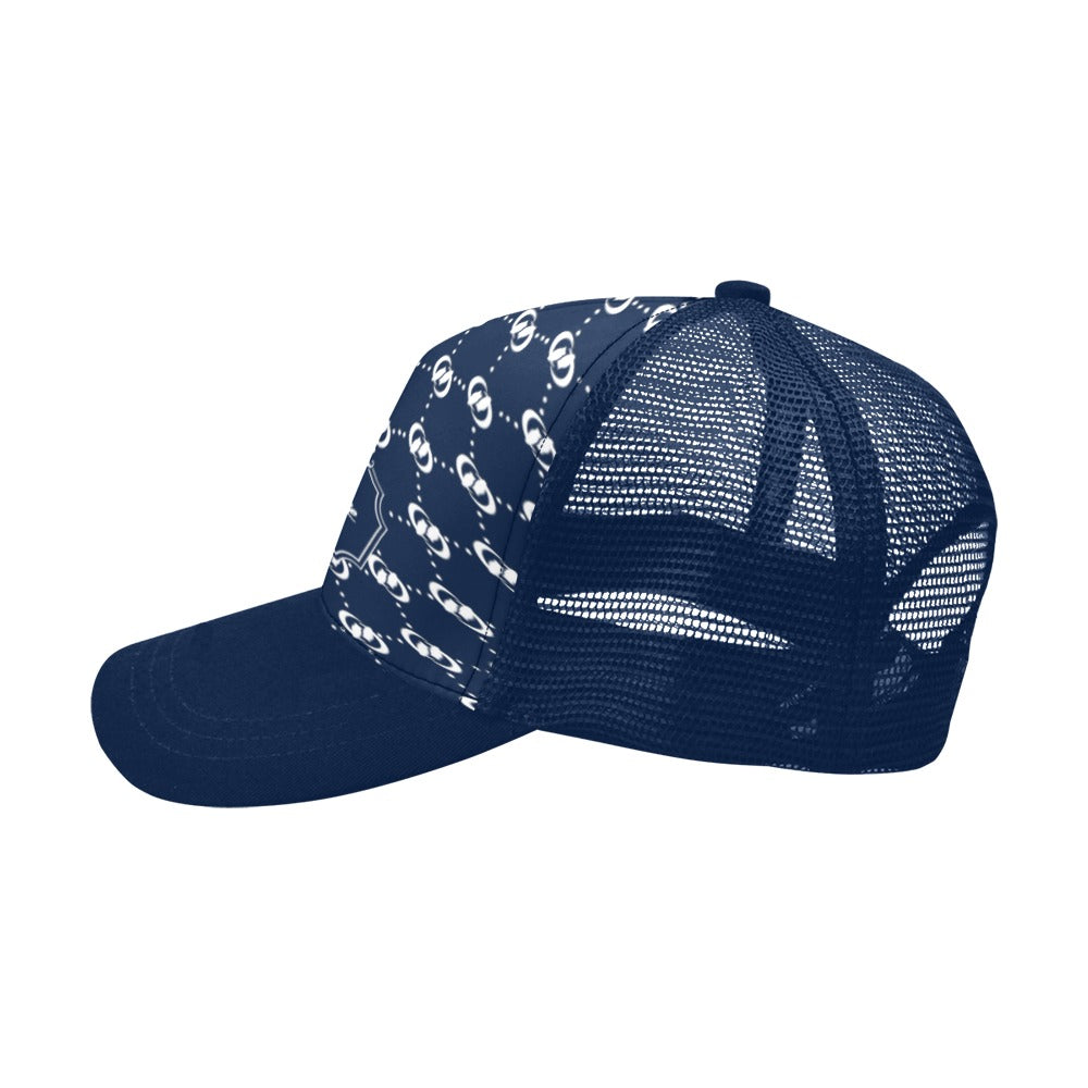 EXCELLENCE LCC NAVY Trucker Cap