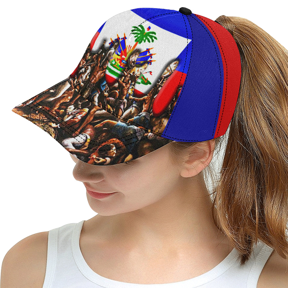 HAITI LICCING All Over Print Snapback Hat D